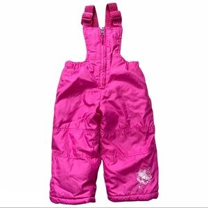Pacific Trail Pink Snow bib Overalls Girls 18M